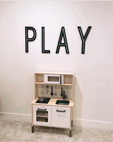 Large PLAY Letters